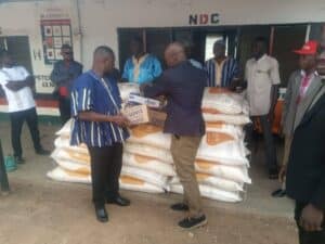 Former Wa West DCE Donates Ramadan Supplies to NDC Wechiau Constituency